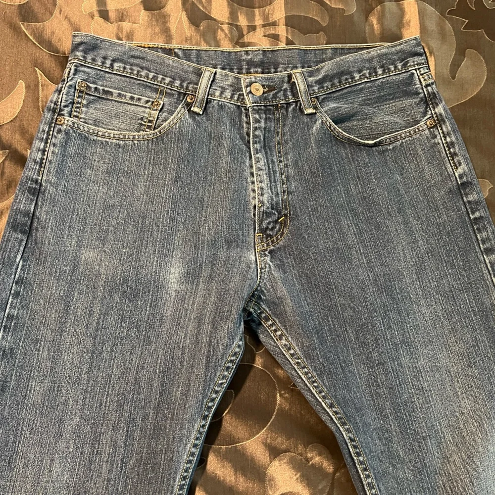 Levi's 505 Men's Dark Blue Straight Jeans 36x34